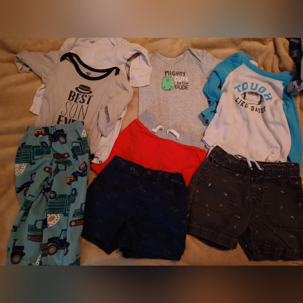 Carter's Kids Clothing Set - Blue, Red, Gray